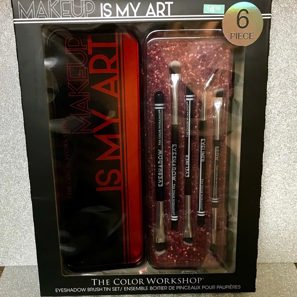 Makeup Is My Art Eyeshadow Brush Tin Set